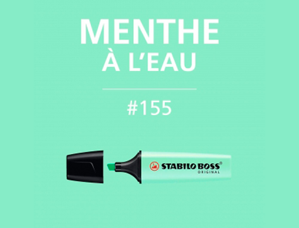 ROTULADOR STABILO BOSS PASTEL FLUORESCENTE 70 PIZCA DE MENTA