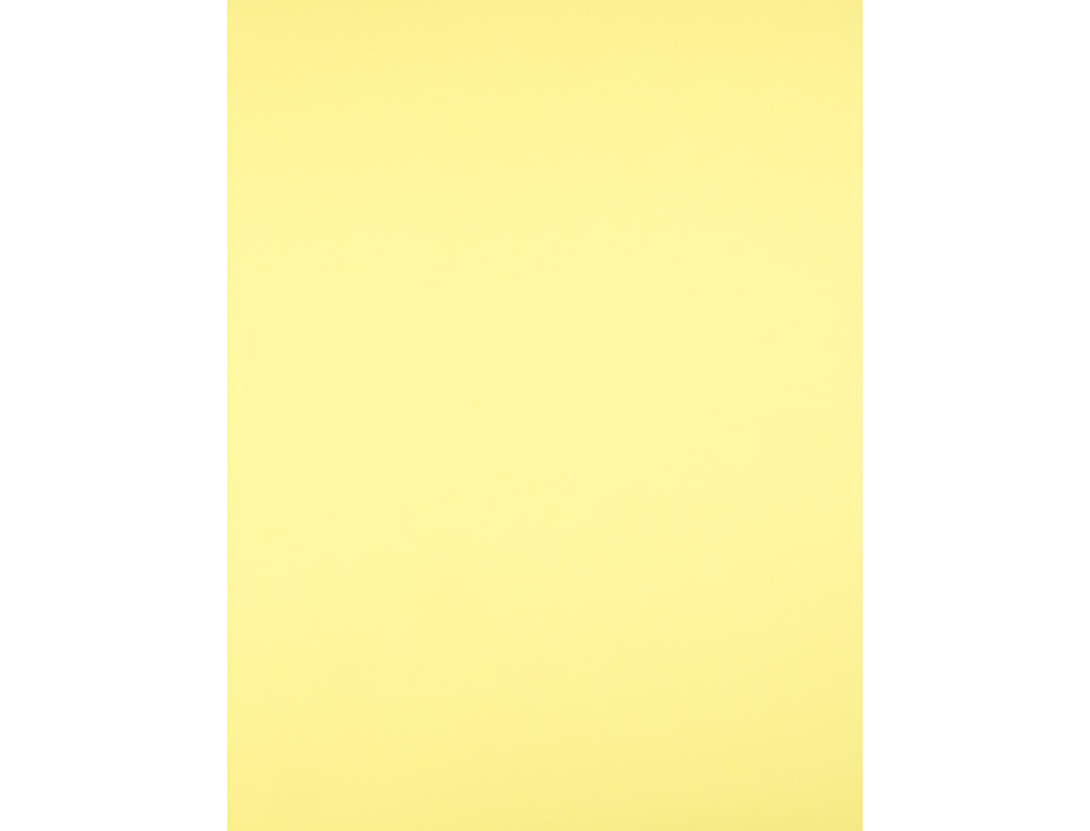 CARTULINA LIDERPAPEL 50X65 CM 240G/M2 AMARILLO MEDIO PAQUETE DE 25 HOJAS