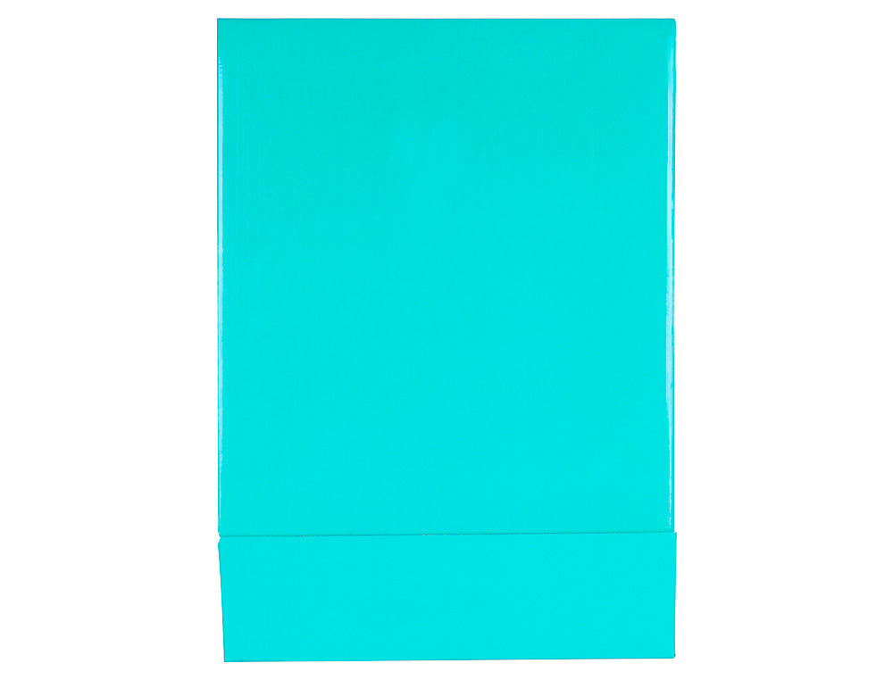 CAJA ARCHIVADOR LIDERPAPEL DE PALANCA CARTON DIN A4 DOCUMENTA LOMO 75 MM VERDE CLARO
