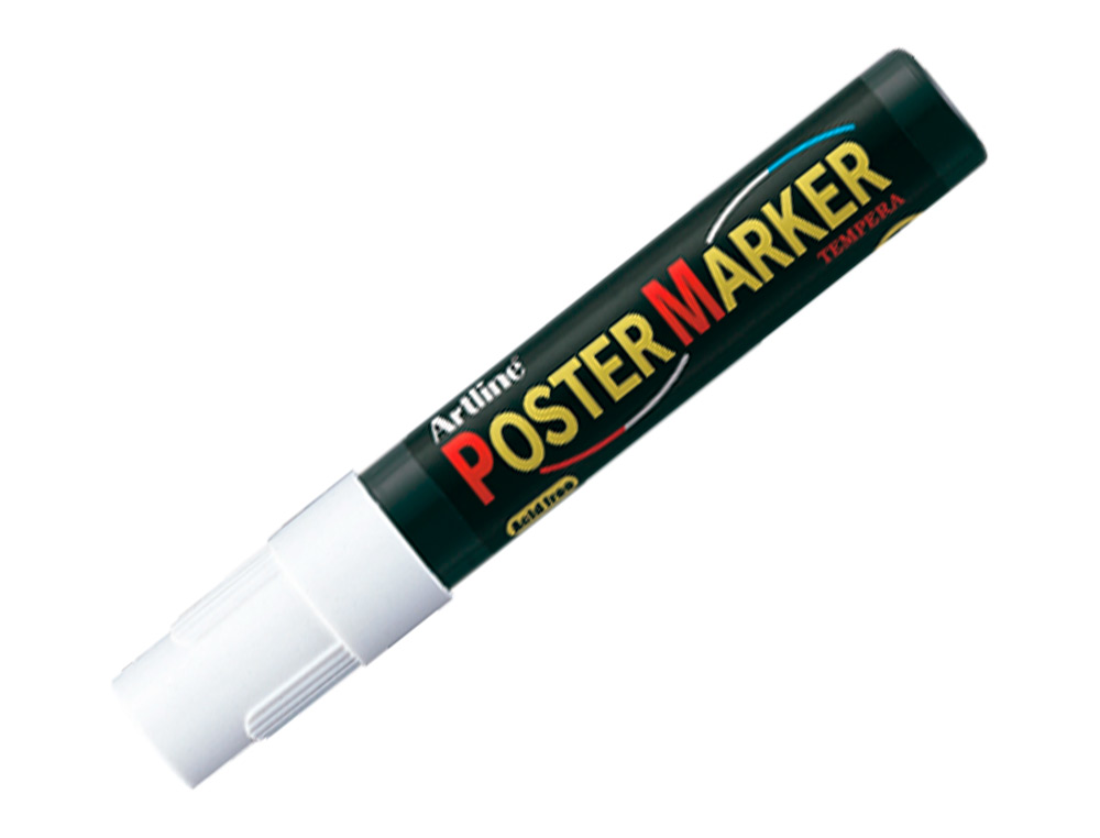 ROTULADOR ARTLINE POSTER MARKER EPP-4-BLA PUNTA REDONDA 2 MM COLOR BLANCO