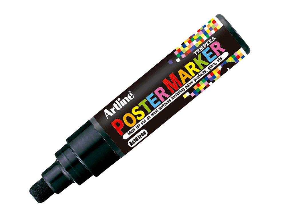 ROTULADOR ARTLINE POSTER MARKER EPP-6-NEG PUNTA REDONDA 6 MM COLOR NEGRO