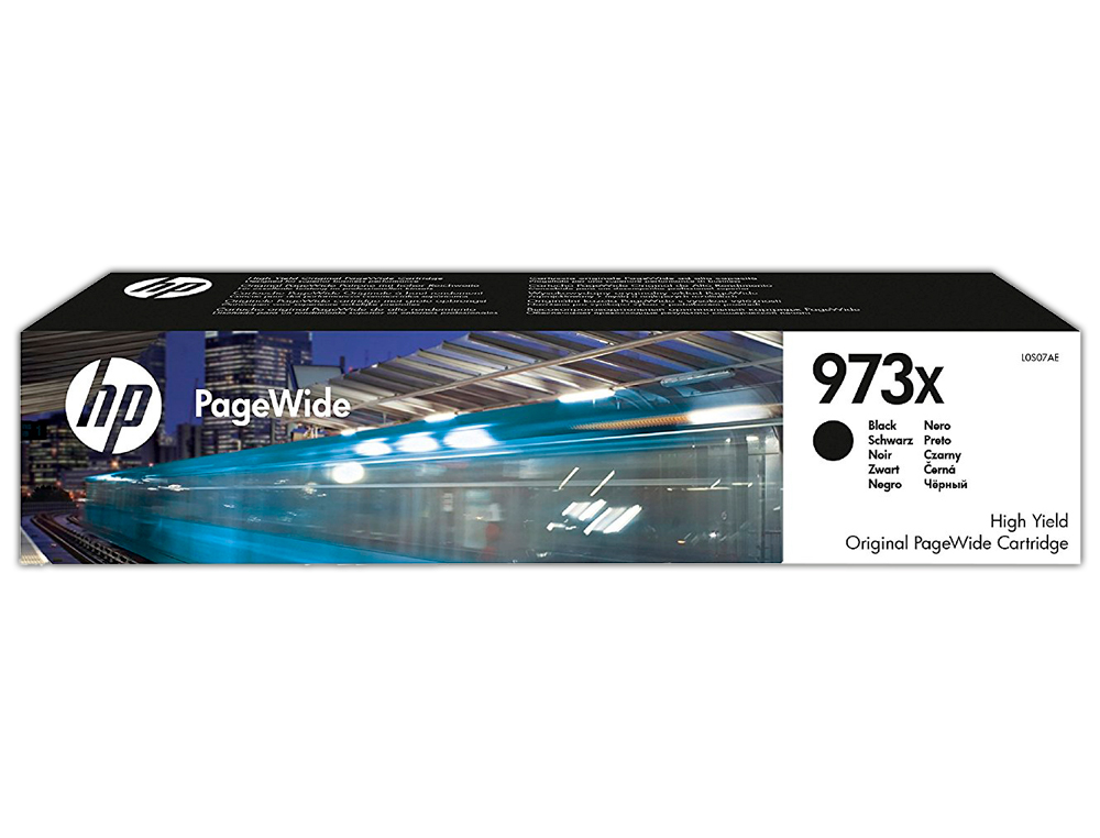 INK-JET HP JET 973X PAGEWIDE 452 / 477 / P55250 / P57750 NEGRO 10000 PAGINAS