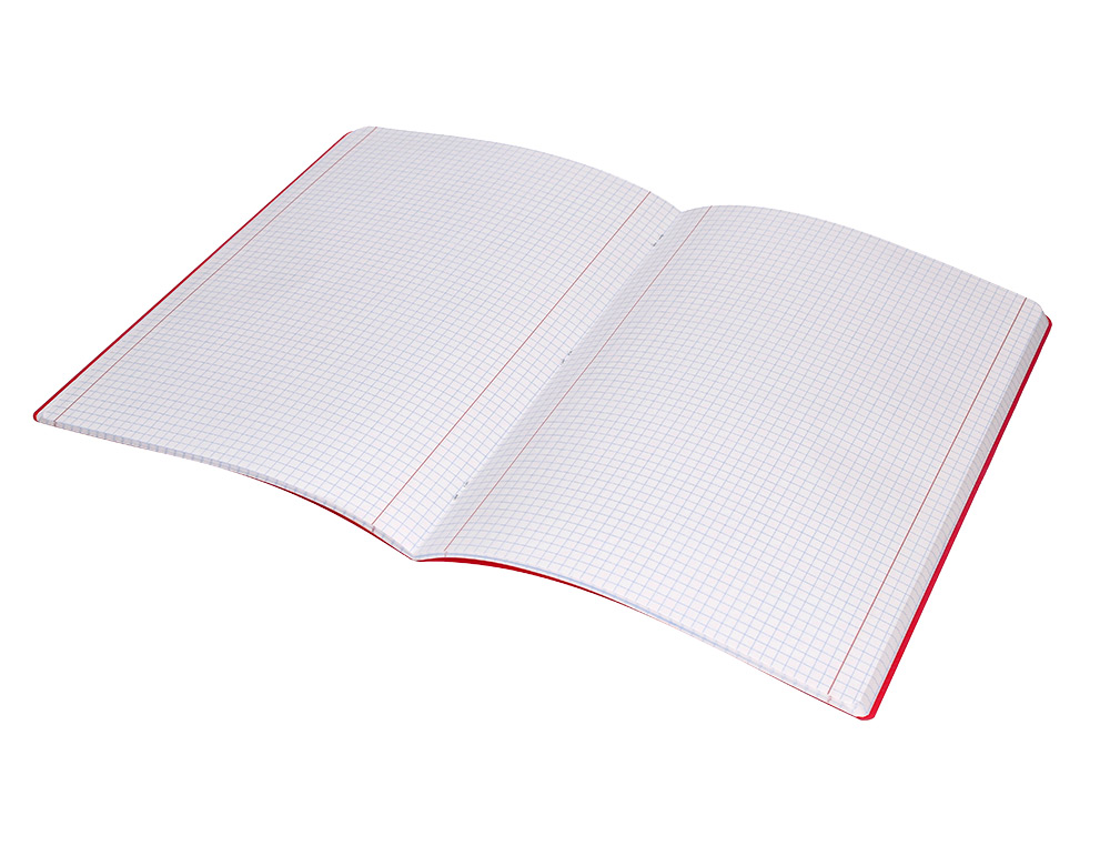 LIBRETA LIDERPAPEL 360 TAPA DE PLASTICO A4 48 HOJAS 90GR 5MM CON DOBLE MARGEN COLORES SURTIDOS