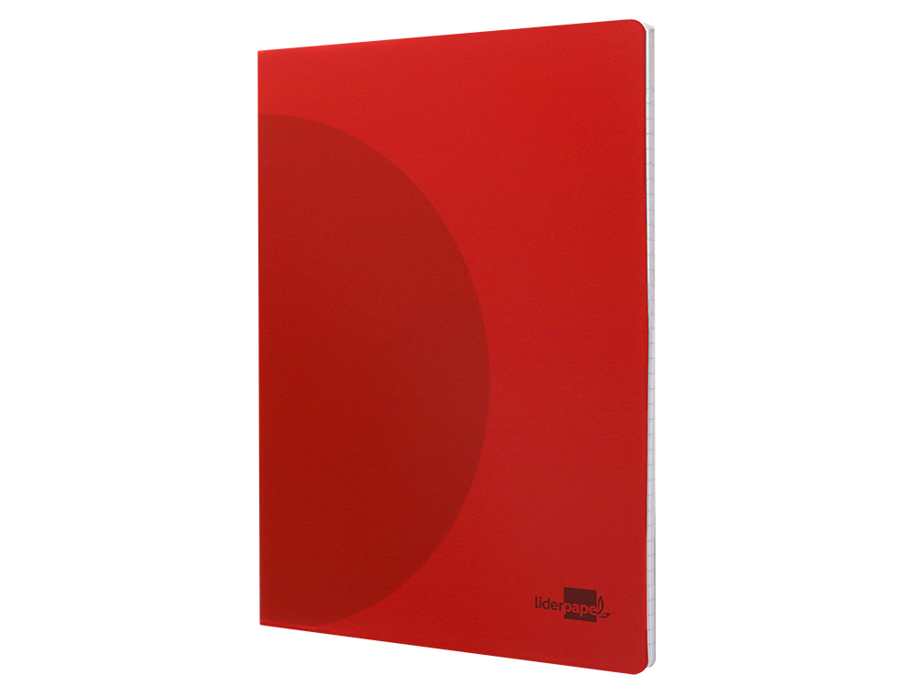 LIBRETA LIDERPAPEL 360 TAPA DE PLASTICO A4 48 HOJAS 90GR 5MM CON DOBLE MARGEN COLORES SURTIDOS