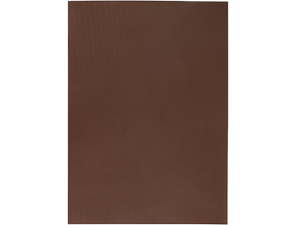 GOMA EVA ONDULADA LIDERPAPEL 50X70CM 2,2MM DE ESPESOR MARRON