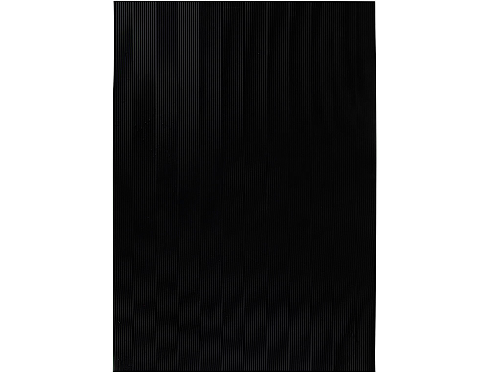 GOMA EVA ONDULADA LIDERPAPEL 50X70CM 2,2MM DE ESPESOR NEGRO
