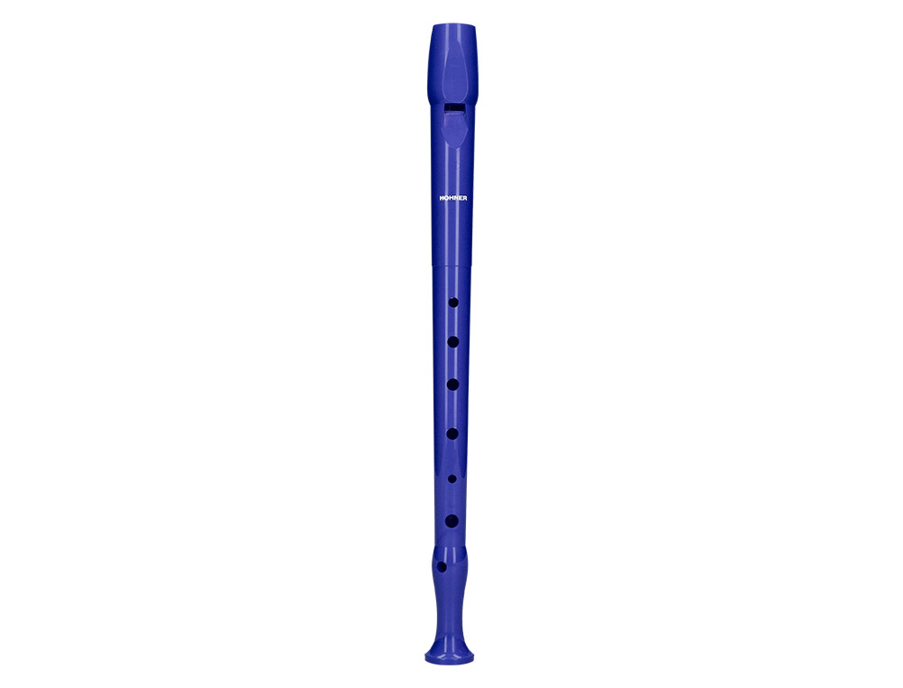 FLAUTA HOHNER 9508 COLOR AZUL FUNDA VERDE Y TRANSPARENTE