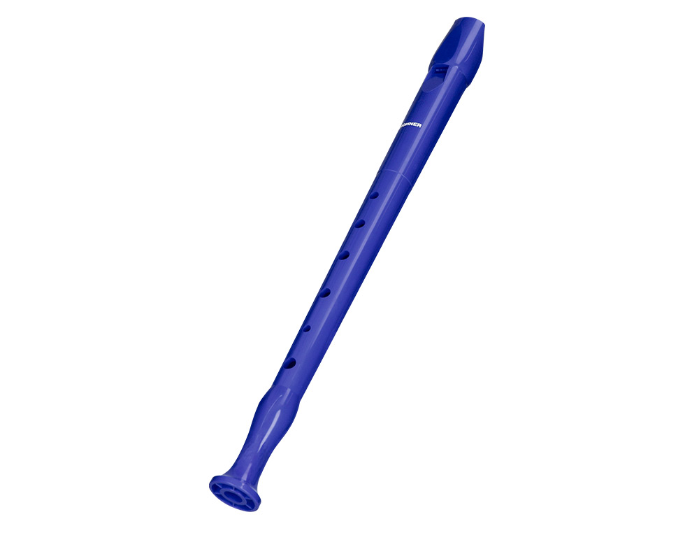 FLAUTA HOHNER 9508 COLOR AZUL FUNDA VERDE Y TRANSPARENTE