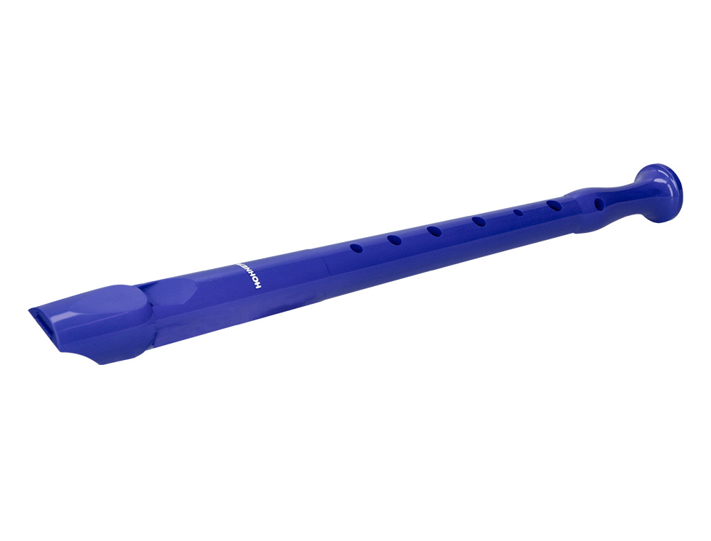 FLAUTA HOHNER 9508 COLOR AZUL FUNDA VERDE Y TRANSPARENTE