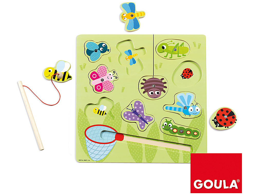 PUZLE GOULA BICHOS MAGNETICO 10 PIEZAS