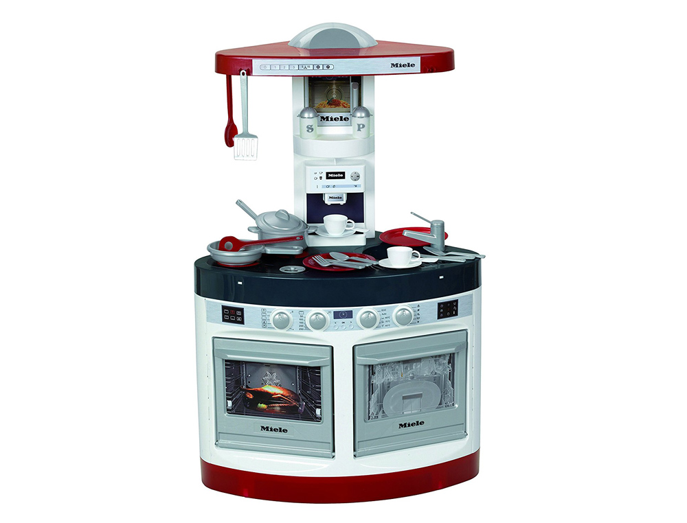 COCINA TRIANGULO THEO KLEIN MIELE ELECTRONICA CON ACCESORIOS 65X29,5X80 CM