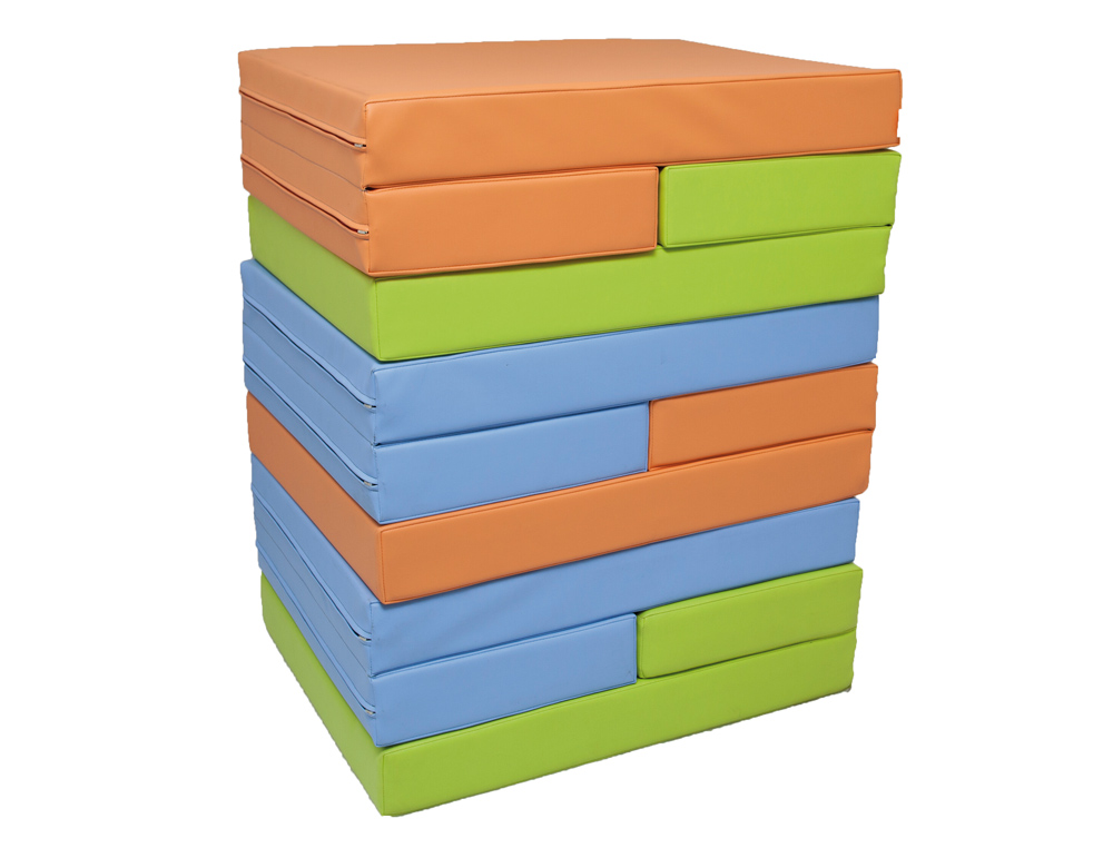 COLCHON DE DORMIR SUMO DIDACTIC PLEGABLE 110X60X10 CM COLOR CELESTE