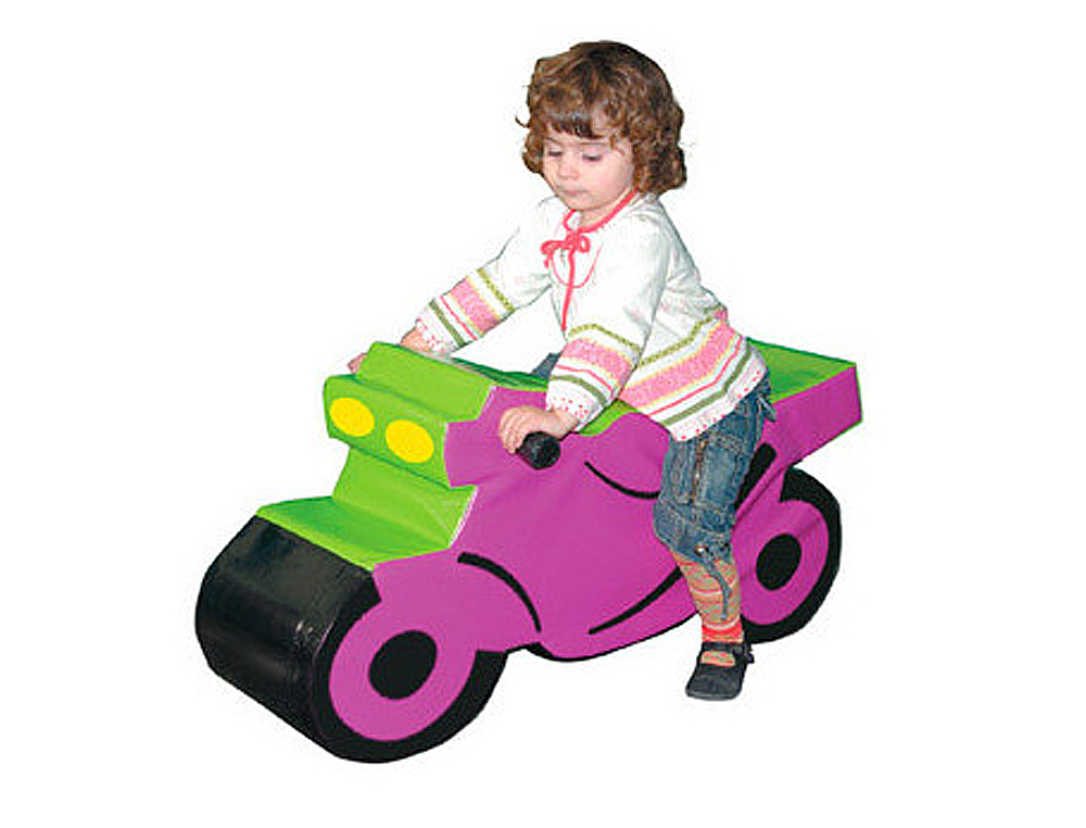 MOTO SUMO DIDACTIC FUCSIA / VERDE 90X25X43 CM