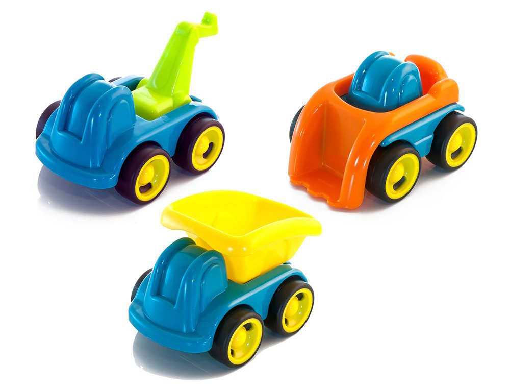 JUEGO MINILAND MINIMOBIL DUMPY 6 VEHICULOS