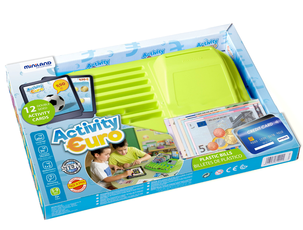 JUEGO MINILAND ACTIVITY EURO TRAY 77 PIEZAS