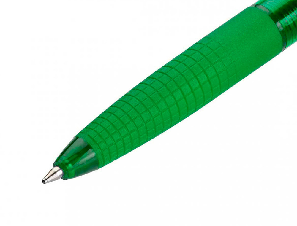 BOLIGRAFO PILOT SUPER GRIP G VERDE RETRACTIL SUJECION DE CAUCHO TINTA BASE DE ACEITE