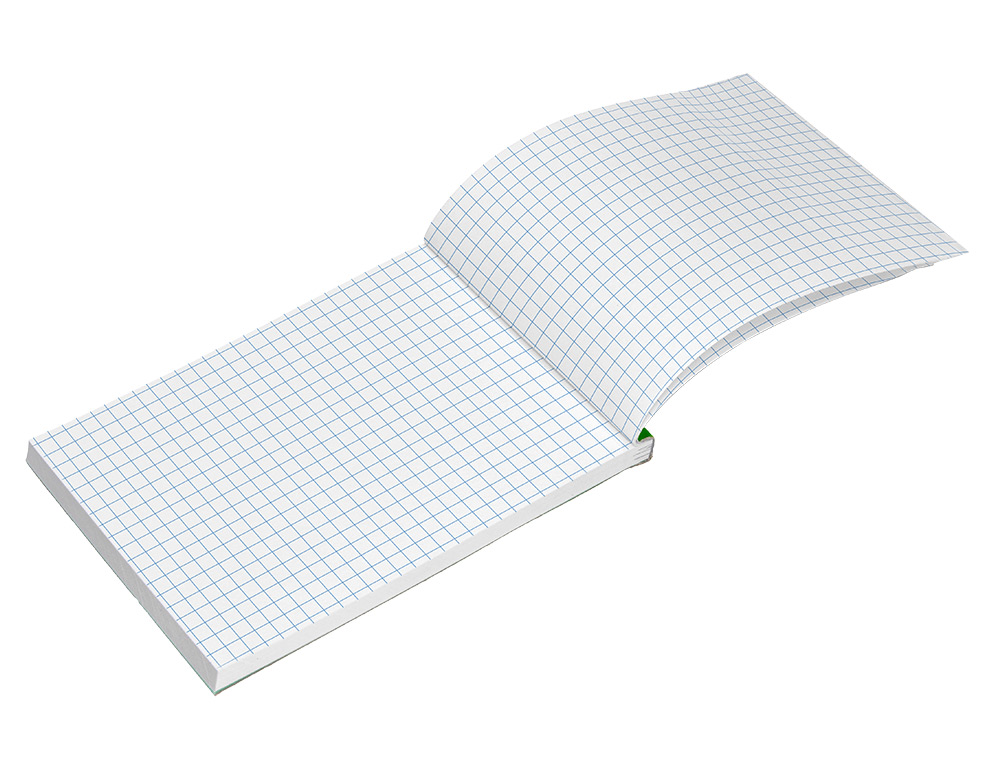 BLOC NOTAS LIDERPAPEL CUADRO 4 MM A7 80 HOJAS 60 G/M2 PERFORADO SIN TAPA