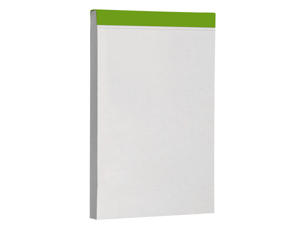 BLOC NOTAS LIDERPAPEL LISO A6 80 HOJAS 60 G/M2 PERFORADO SIN TAPA