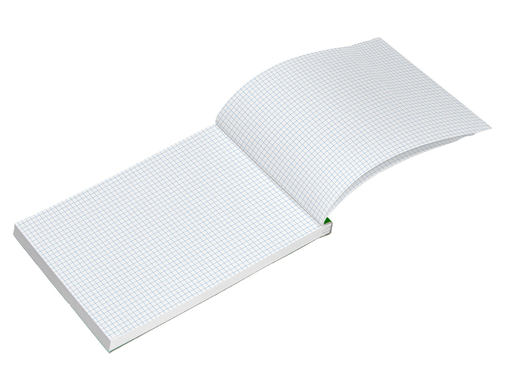 BLOC NOTAS LIDERPAPEL CUADRO 4 MM A5 80 HOJAS 60 G/M2 PERFORADO SIN TAPA