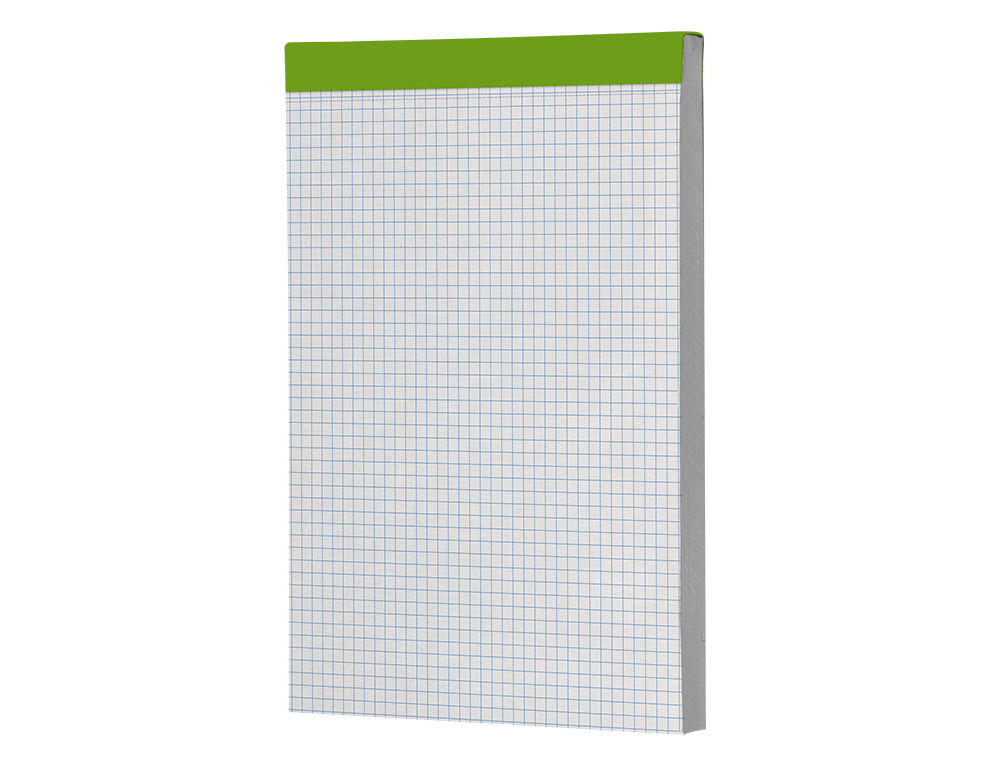 BLOC NOTAS LIDERPAPEL CUADRO 4 MM A5 80 HOJAS 60 G/M2 PERFORADO SIN TAPA