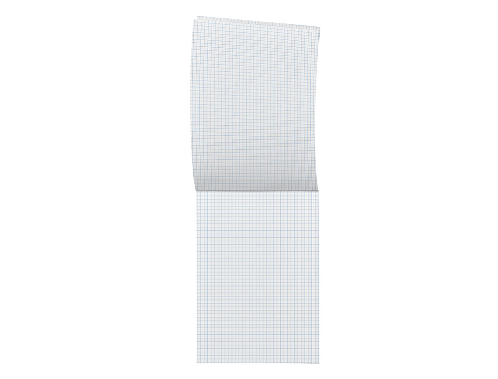 BLOC NOTAS LIDERPAPEL CUADRO 4 MM A5 80 HOJAS 60 G/M2 PERFORADO SIN TAPA