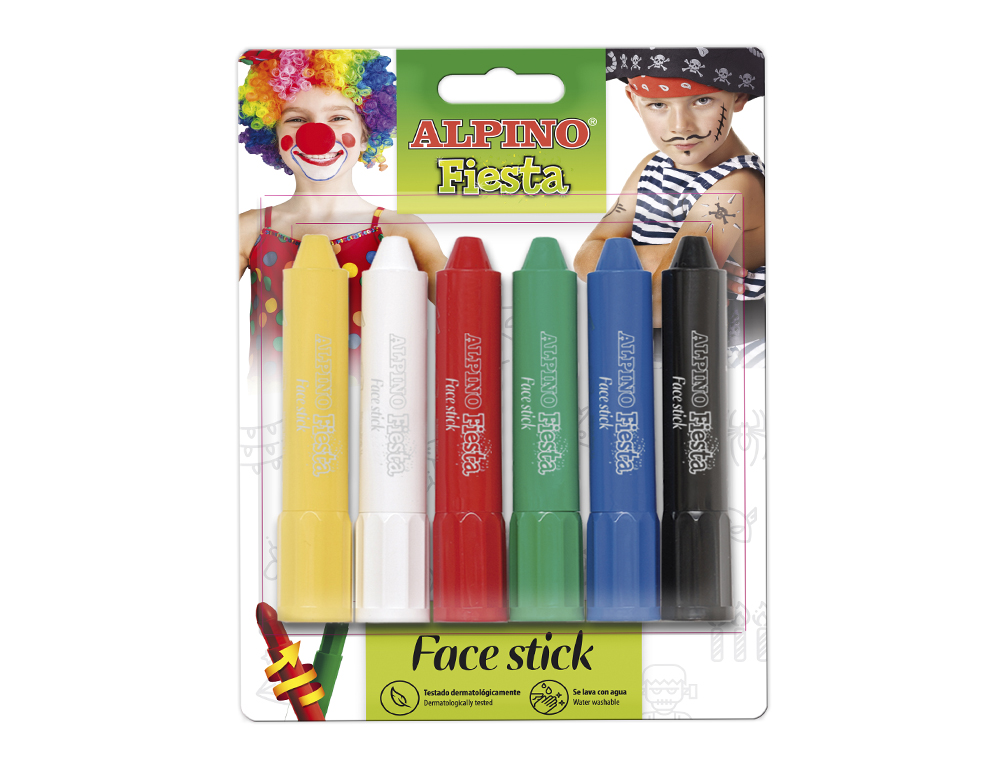 BARRA MAQUILLAJE FACE STICK 6 COLORES SURTIDOS