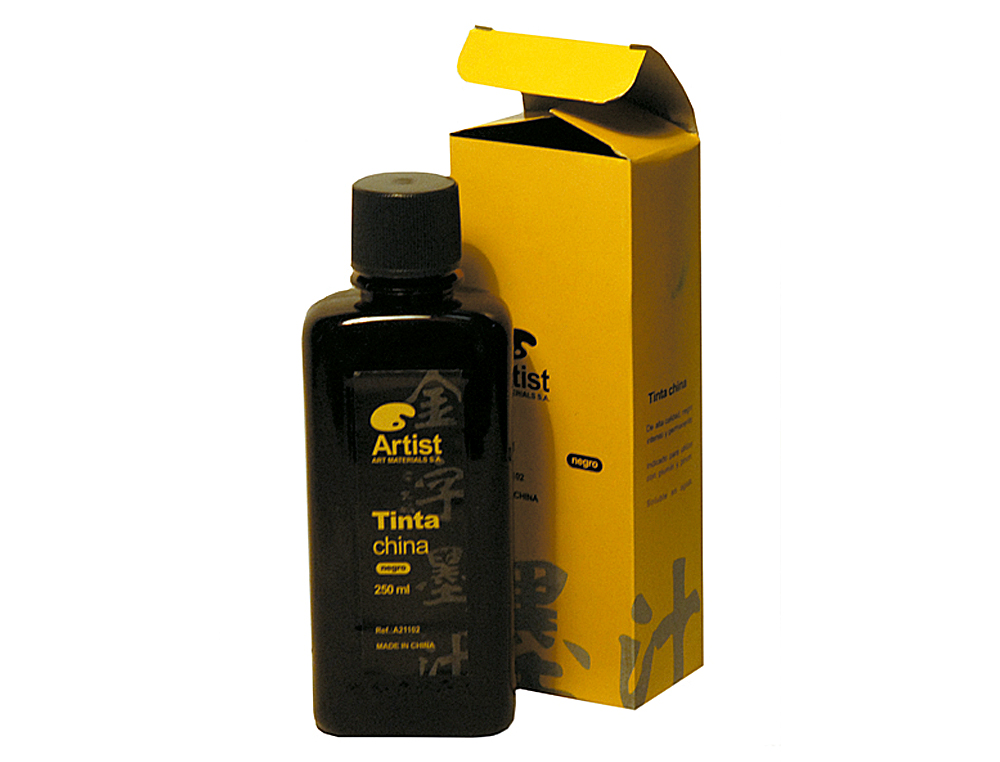 TINTA CHINA ARTIST NEGRA BOTE 250 ML