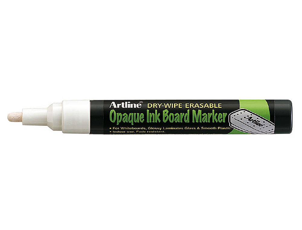 ROTULADOR ARTLINE PIZARRA EPD-4 COLOR BLANCO OPAQUE INK BOARD PUNTA REDONDA 2 MM