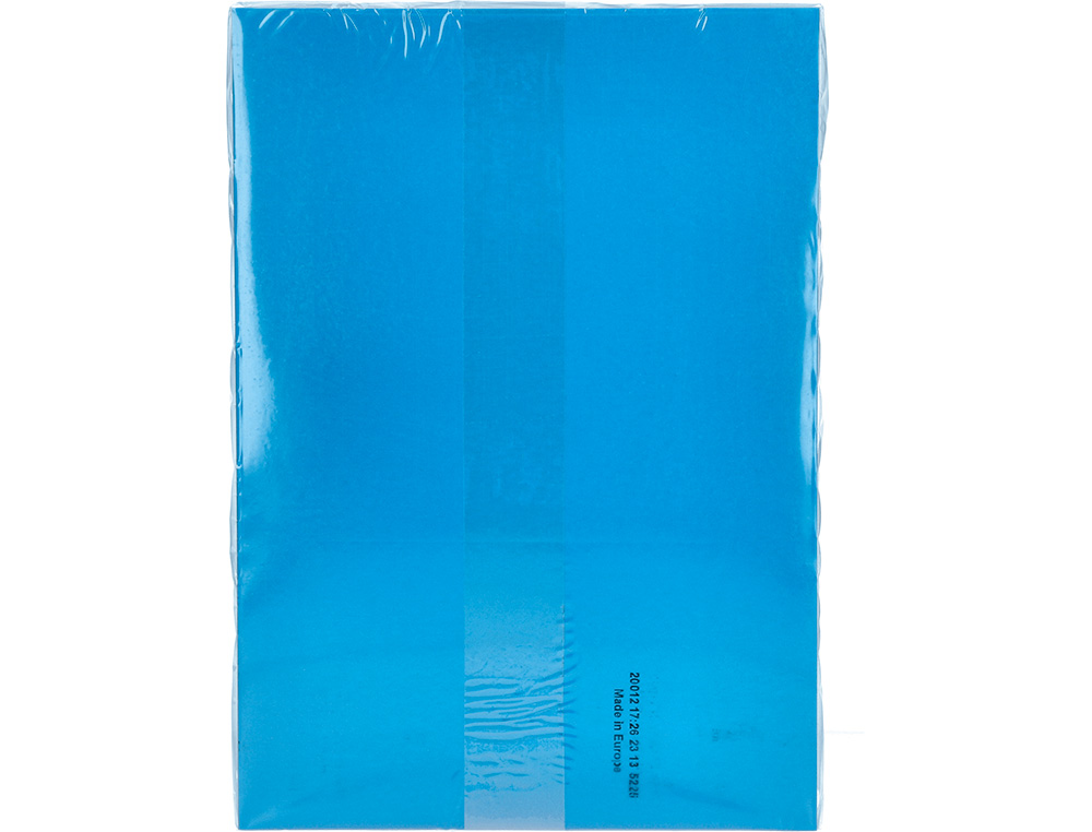 PAPEL COLOR Q-CONNECT DIN A4 80GR AZUL INTENSO PAQUETE DE 500 HOJAS
