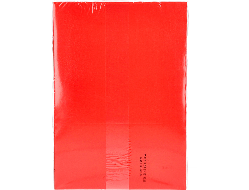 PAPEL COLOR Q-CONNECT DIN A4 80GR ROJO INTENSO PAQUETE DE 500 HOJAS