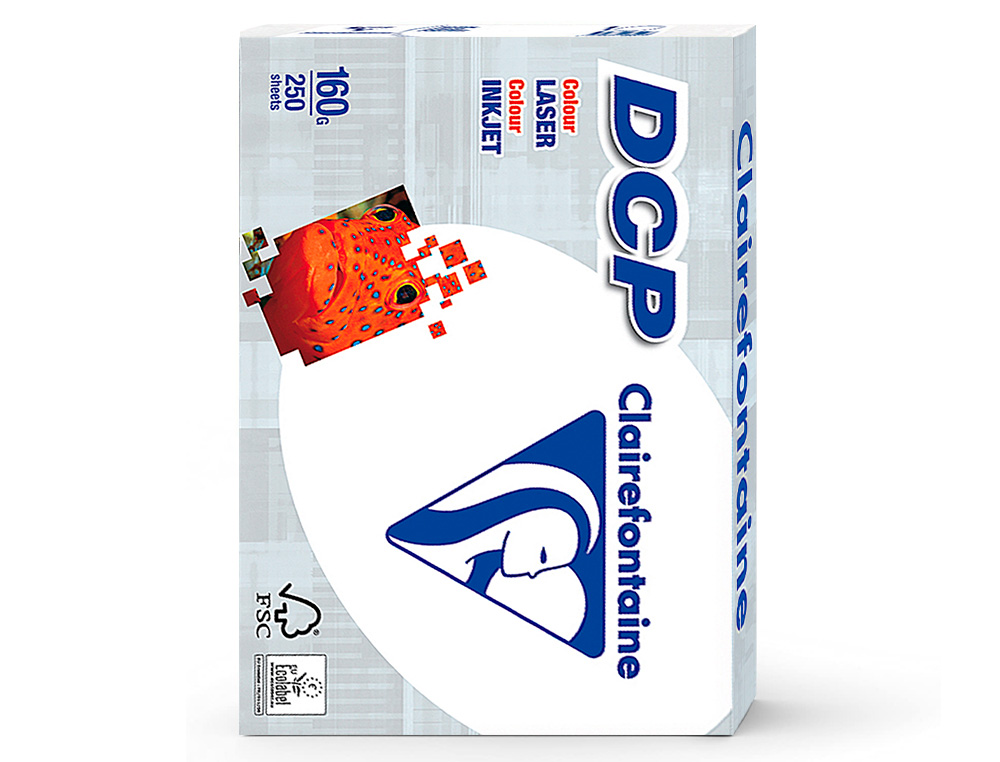 PAPEL FOTOCOPIADORA CLAIREFONTAINE DIN A3 160 GRAMOS PAQUETE DE 250 HOJAS