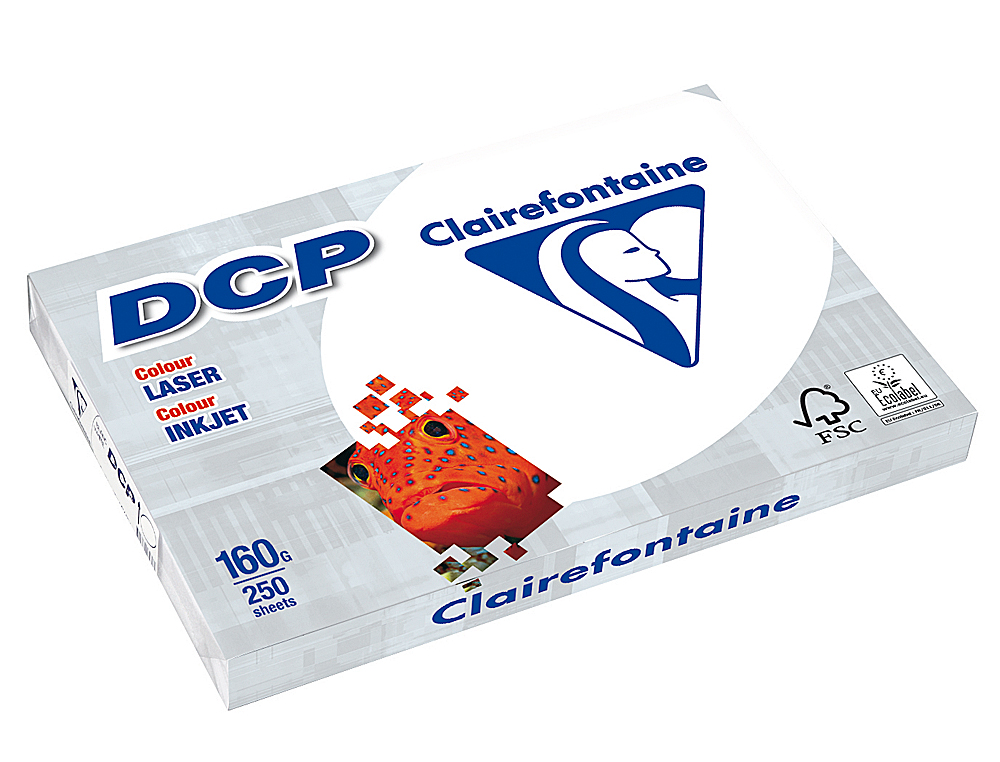PAPEL FOTOCOPIADORA CLAIREFONTAINE DIN A3 160 GRAMOS PAQUETE DE 250 HOJAS