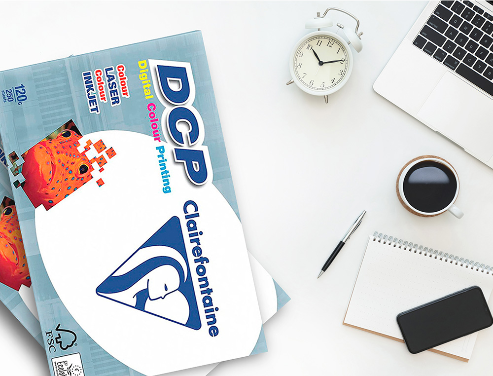 PAPEL FOTOCOPIADORA CLAIREFONTAINE DIN A3 160 GRAMOS PAQUETE DE 250 HOJAS