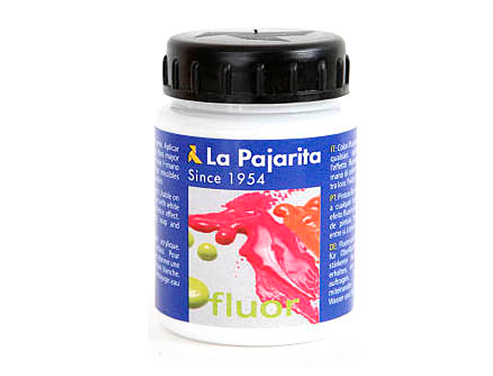 PINTURA ACRILICA LA PAJARITA F-00 BLANCO FLUORESCENTE 75ML