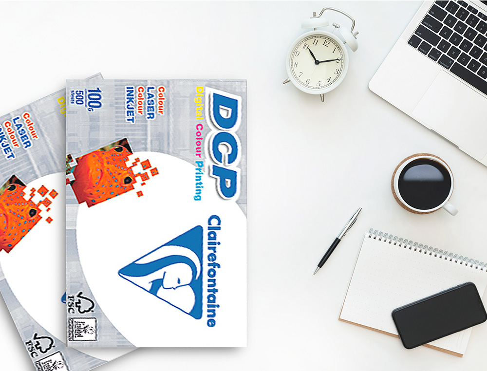 PAPEL FOTOCOPIADORA CLAIREFONTAINE DIN A4 100 GRAMOS PAQUETE DE 500 HOJAS