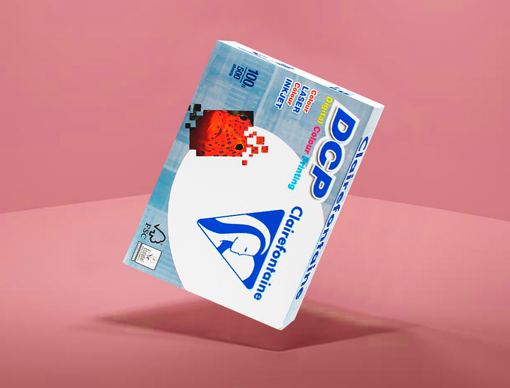 PAPEL FOTOCOPIADORA CLAIREFONTAINE DIN A3 100 GRAMOS PAQUETE DE 500 HOJAS