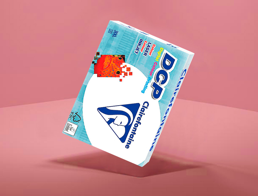 PAPEL FOTOCOPIADORA CLAIREFONTAINE DIN A4 300 GRAMOS PAQUETE DE 125 HOJAS