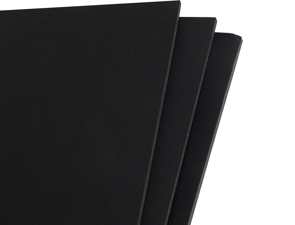 CARTON PLUMA LIDERPAPEL NEGRO DOBLE CARA DIN A3 ESPESOR 5 MM