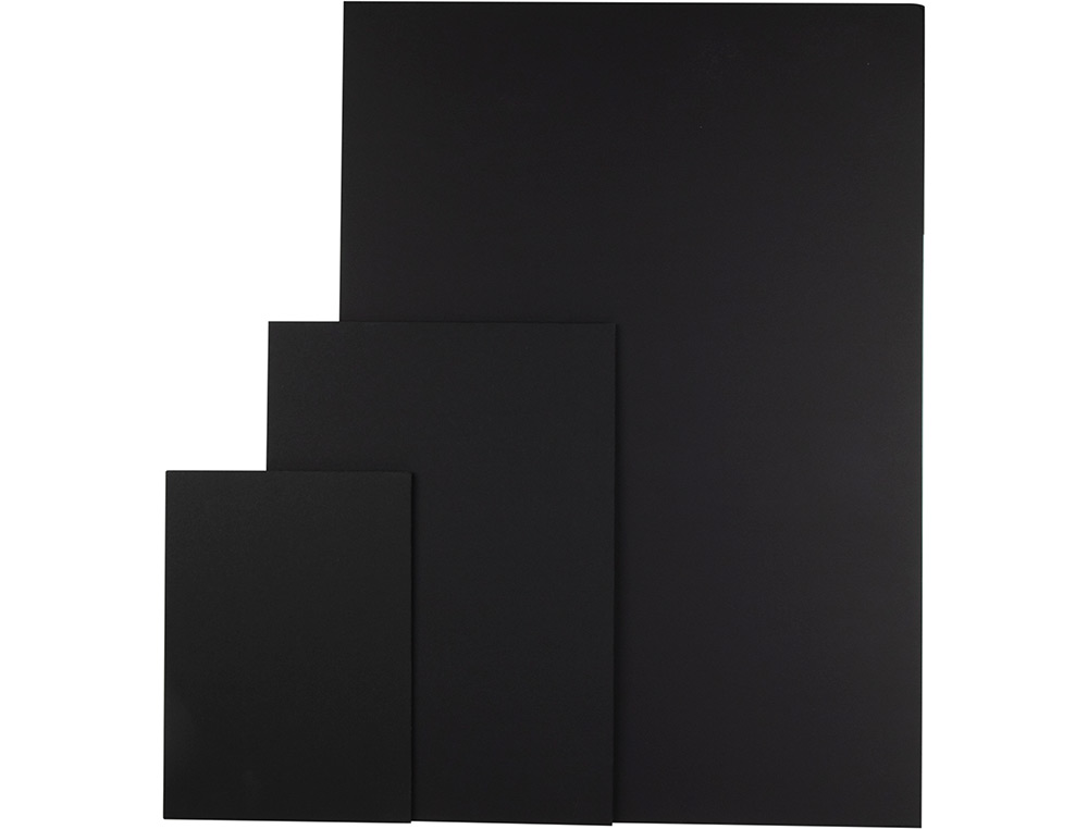 CARTON PLUMA LIDERPAPEL NEGRO DOBLE CARA DIN A4 ESPESOR 5 MM