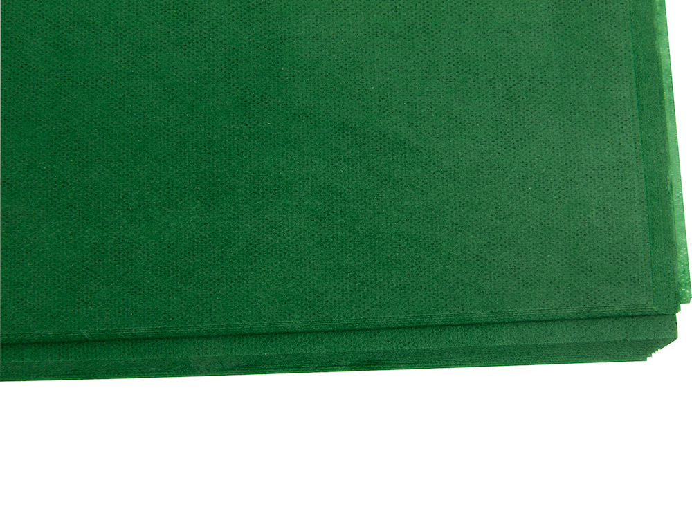 PAPEL SEDA LIDERPAPEL VERDE OSCURO 52X76CM 18 GR/M2 PAQUETE DE 25 HOJAS