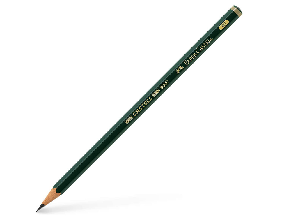 LAPICES DE GRAFITO FABER 9000 4B UNIDAD
