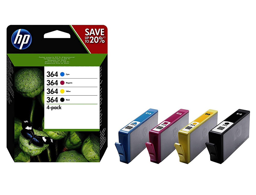 INK JET HP 364 3070A B8550 C53244/5380/63244/6380/510A D5460/B010A/109A/109D/F/209A C210A/C 5520/6520COLOR+NEGRO