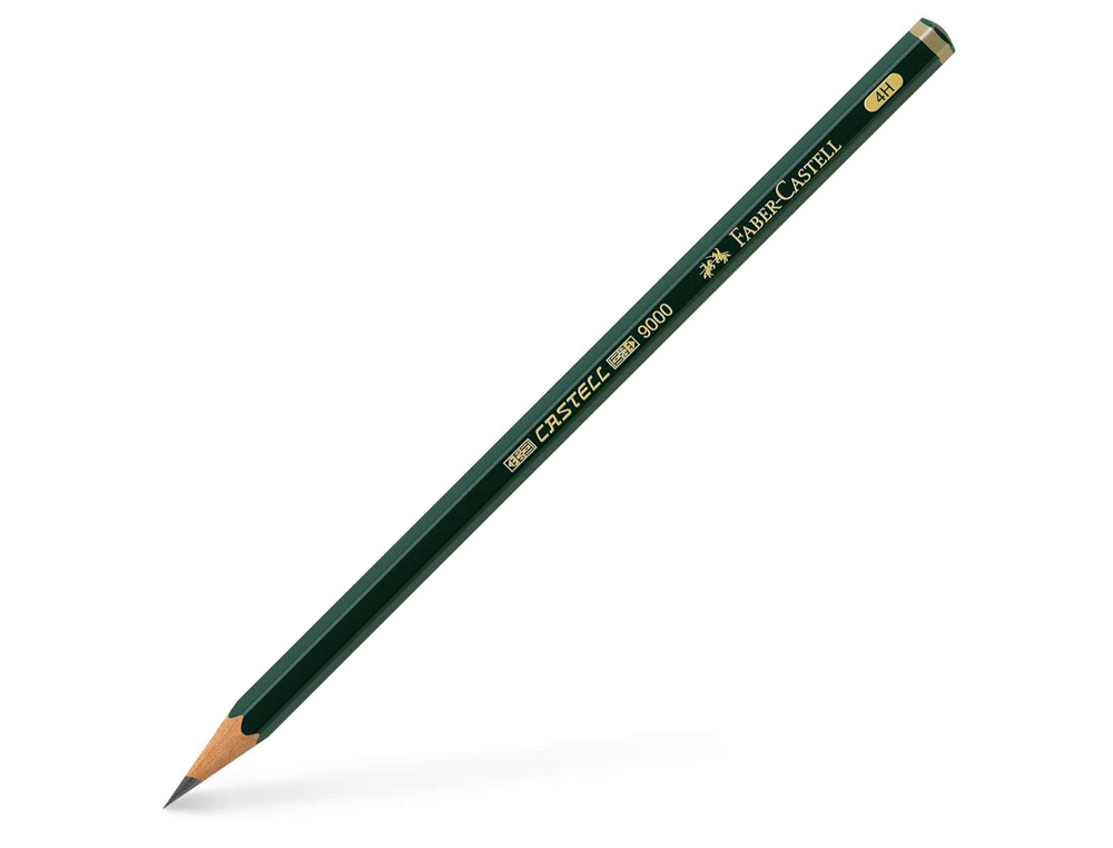LAPICES DE GRAFITO FABER 9000 4H UNIDAD