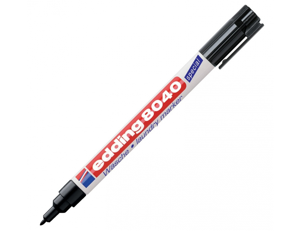 ROTULADOR EDDING 8040/1 PARA TEJIDO COLOR NEGRO