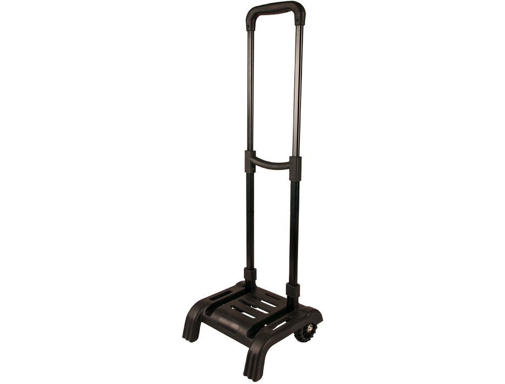 CARRO PORTAMOCHILAS LIDERPAPEL PLEGABLE NEGRO 860X280X260 MM