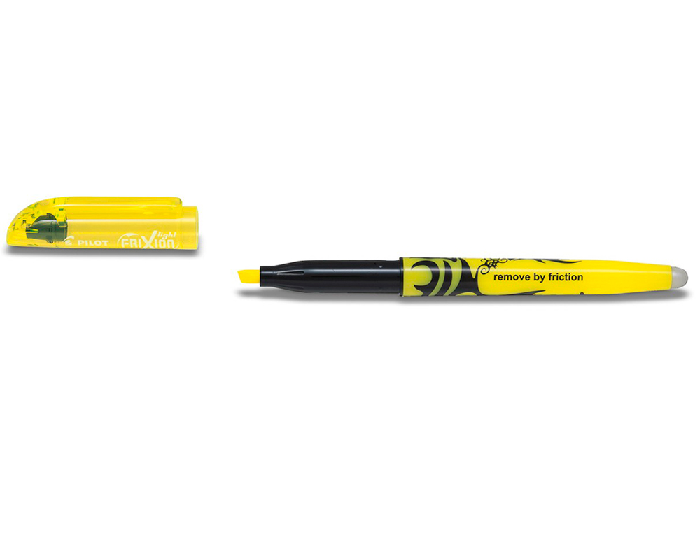 ROTULADOR PILOT FRIXION LIGHT FLUORESCENTE BORRABLE PUNTA DEFIBRA COLOR AMARILLO
