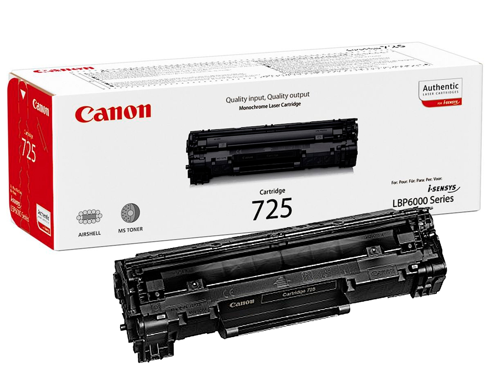 TONER CANON LASER CRG 725 NEGRO LBP6000 LBP6000B LBP6020 LBP6020B 1600 PAG