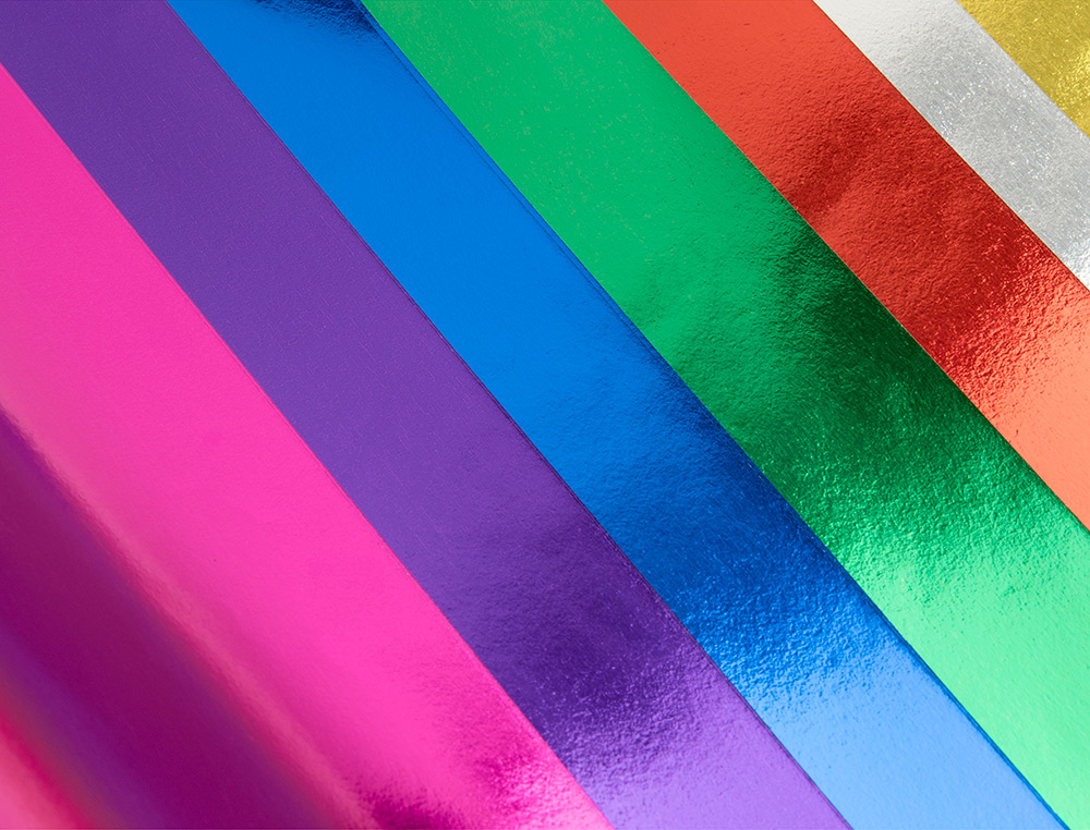BLOC TRABAJOS MANUALES LIDERPAPEL PAPEL METALIZADO 240X315MM 10 HOJAS COLORES SURTIDOS