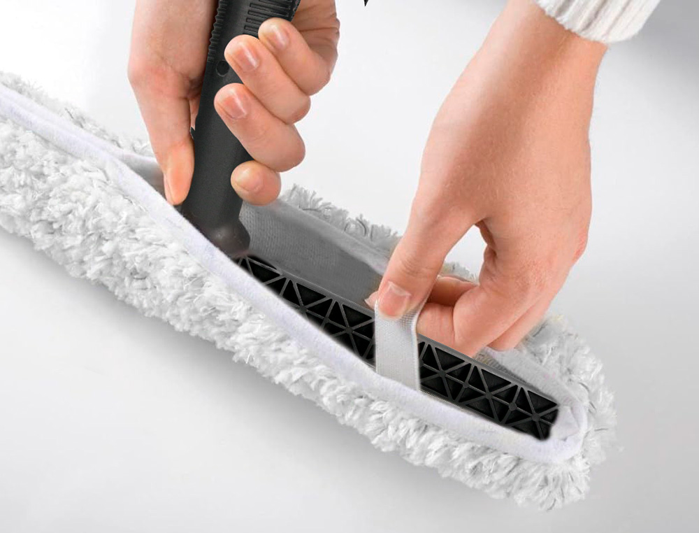 LIMPIAVENTANAS Q-CONNECT INDUSTRIAL MANGO DE PLASTICO Y HOJA LIMPIADORA DE 40 CM DE ANCHO