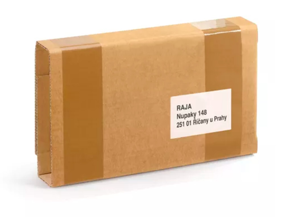 CAJA PARA EMBALAR LIBROS Q-CONNECT CARTON RECICLADO CANAL SIMPLE 3 MM COLOR KRAFT 520X390X140 MM